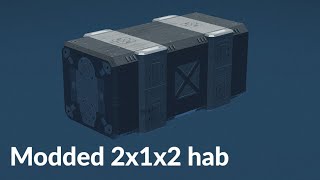 Starfield | Hopetech Ship Hab Expansion mod | 2L1W2H Crew Quarters | Interior showcase