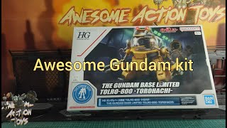 Fantastic simple Gundam kit. Gundam Base Limited Tolro-800 - Torohachi.