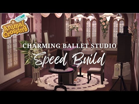 CHARMING BALLET STUDIO 🩰✨ [ SPEED BUILD SATURDAY ] | Animal Crossing New Horizons
