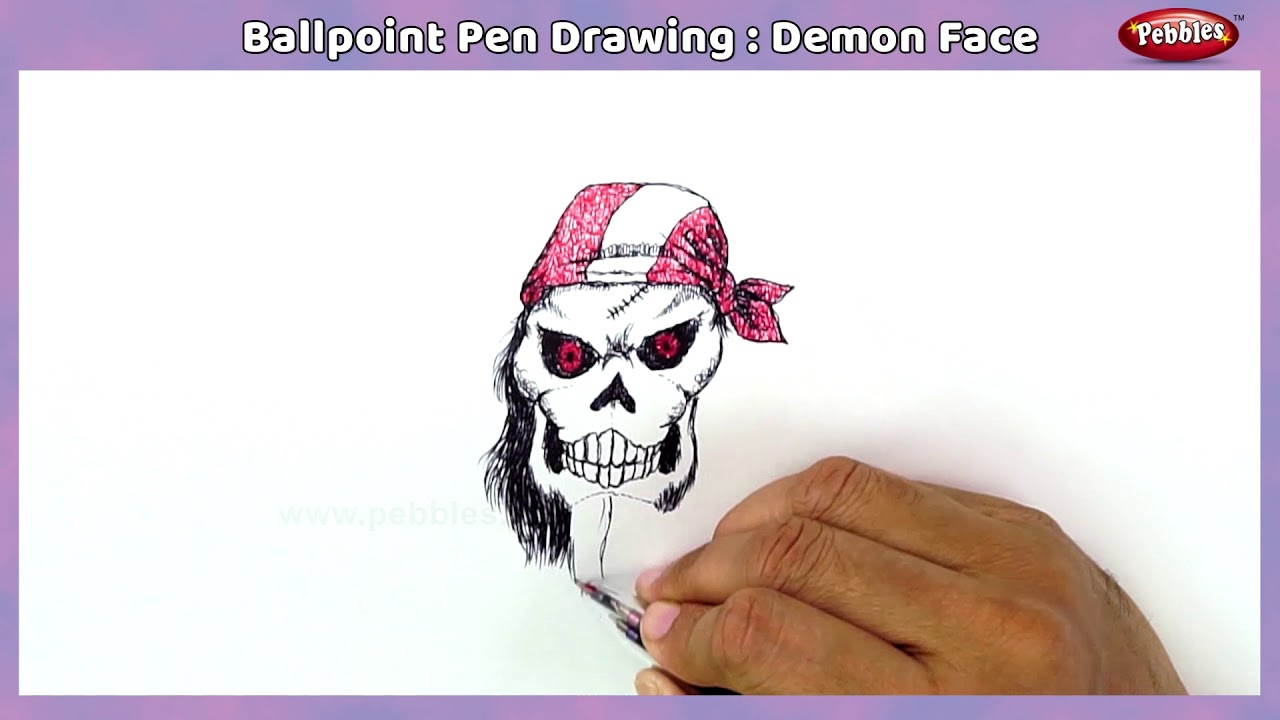 Ballpoint Pen Drawing Tutorial | Realistic Drawing | Ball Pen Drawing