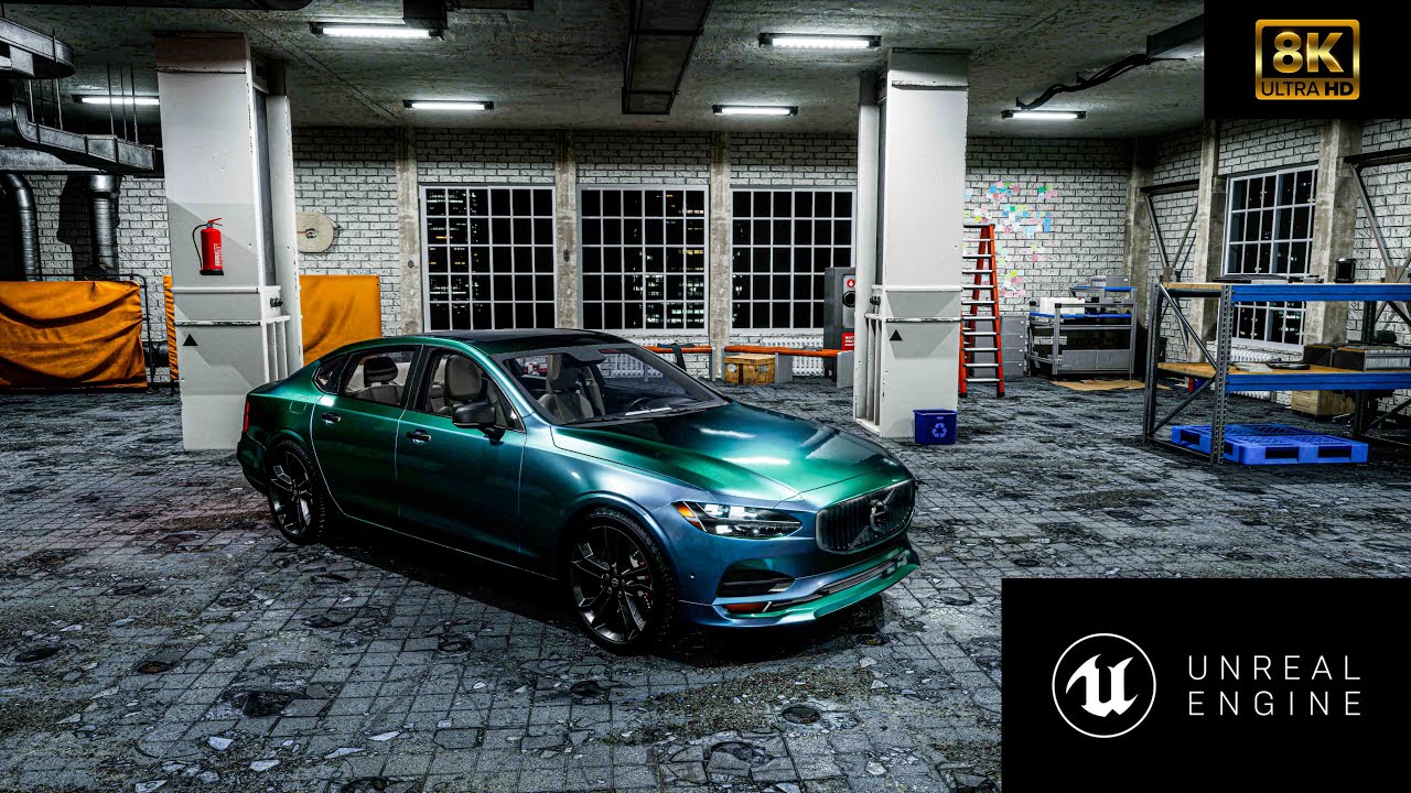 | 3D Car commercial but in 8k 60 fps! | UE5 Lumen + Nanite real-time render