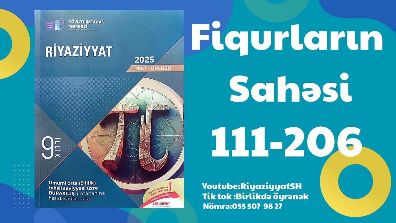 Fiqurların sahəsi 111-206🫠