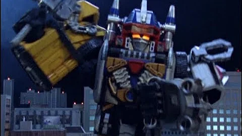 Heart of Blue - Megazord Fight (E4) | Operation Overdrive | Power Rangers Official