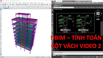 Tính Cột Vách Video 2 - Load nội lực từ Etabs qua API ETABS | DBim