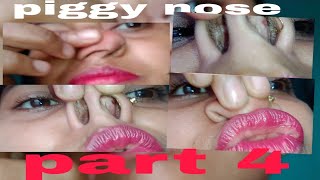 nose👃 pulling piggy 🐽nose is mostly challenge #nosepullingpiggynose# (part4)