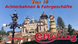 Meine TOP 10 Achterbahnen & Fahrgeschäfte @ De Efteling 2023