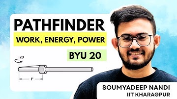 Pathfinder WEP BYU 20 Solutions | Bead on Rotating Rod - Work Done to Keep ω Constant