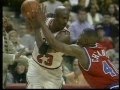 Michael Jordan 55 points, playoffs 1997 bulls vs bullets game 2