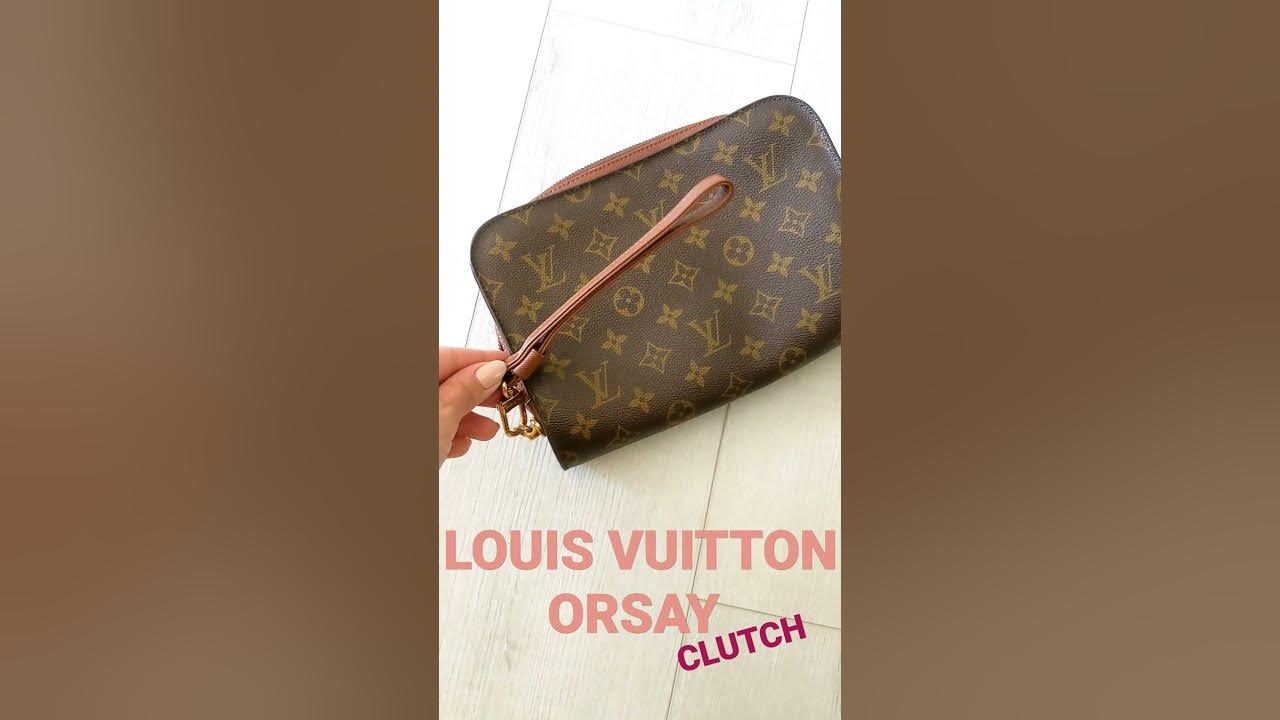 Louis Vuitton Brown, Pattern Print Monogram Pochette Orsay