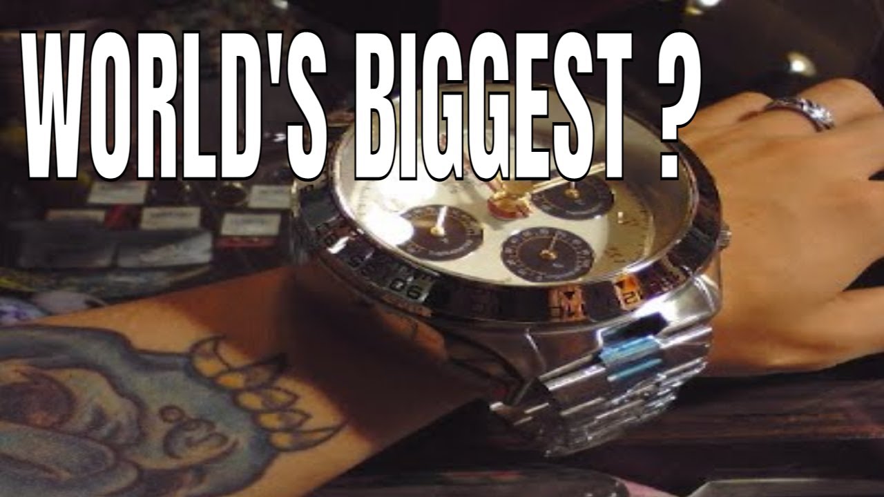 Big Dial Watches For Men | Who Makes The Worlds Biggest Watch | Talking Watches