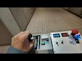 自作ミニ電車 非常ブレーキ試験