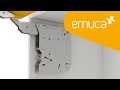 Cómo instalar y regular el sistema para puertas elevables Agile en muebles de cocina y hogar - Emuca