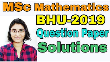 BHU-2019 MSc Mathematics Entrance Exam Solutions || Convex hull, Extreme points, Ring, Subring ||