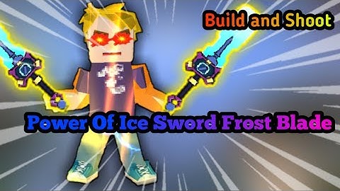 The Power Of Frost Blade|1 Hit=Freeze(Blockman go:Build and shoot)