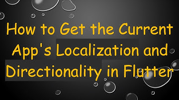 How to Get the Current App