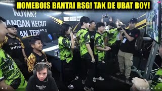 HOMEBOIS BANTAI RSG! TAK DE UBAT BOY!