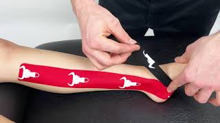 Kinesiology Taping for Medial Ankle Sprain Taping Technique For Inner Ankle Pain