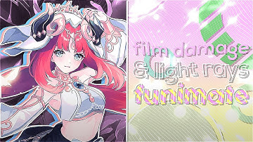 FILM DAMAGE & LIGHT RAYS EFFECT TUTORIAL | FUNIMATE