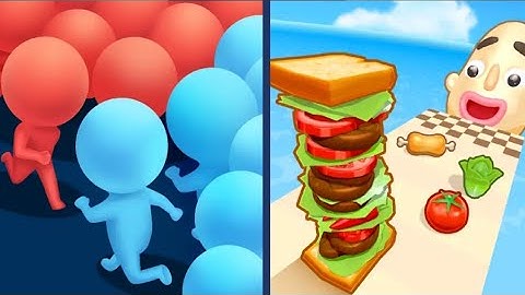 Count master 🆚 Sandwich runner ALL LEVEL GAMEPLAY ANDROID IOS walkthrough