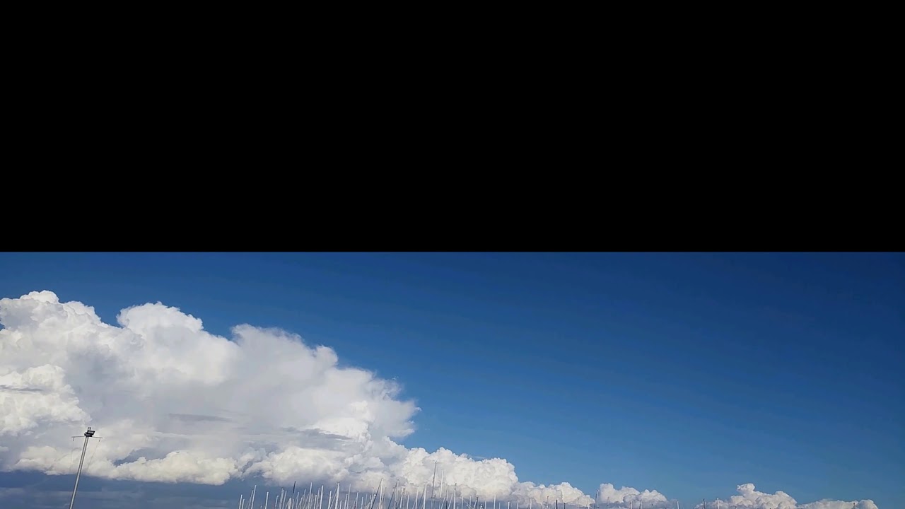 Quick time-lapse of cloud build up on Oct 28th from Williamstown