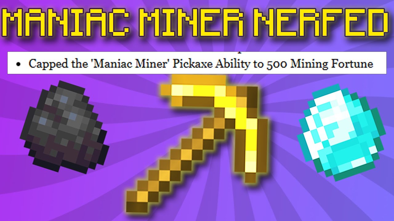 THIS NERF COULD KILL MINING | Hypixel Skyblock