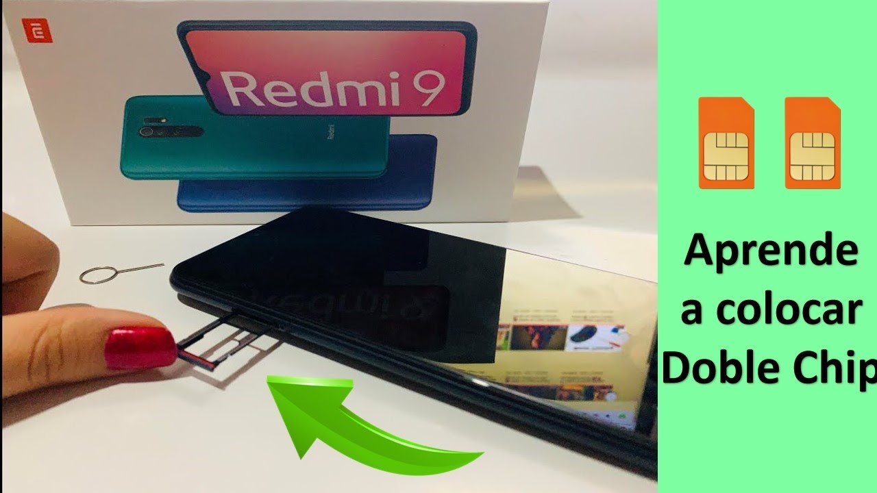 ? Como Poner Doble Sim Android Xiaomi Redmi 9 | ✓ Coloca Doble Chip  correctamente - YouTube