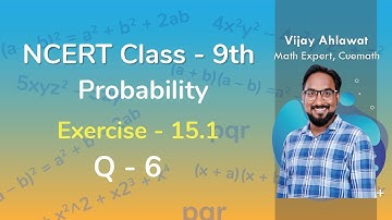 Class 9 Chapter 15 Ex 15.1 Q 6 Probability Maths NCERT CBSE