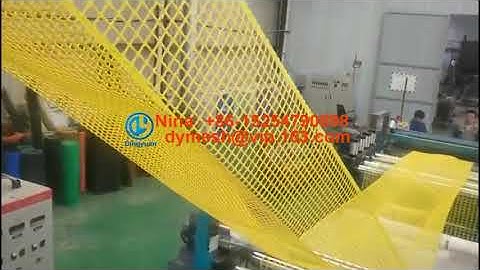 900mm width flat square mesh machine plastic fence net machine +86-15254790898