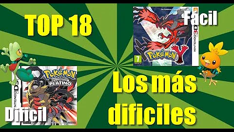 ¿Cuál es el juego de Pokemon más difícil?