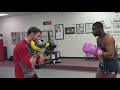 Troy wittman sparring jovan davis march 31 2018 at premier fight center in woodbridge  va pt1