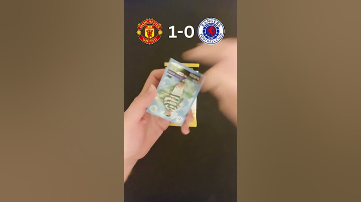 CAN I PREDICT MAN UTD vs RANGERS USING MATCH ATTAX!? #shorts