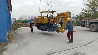 Multi‑Function Roadway Repair Machine | Site Unloading