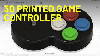 3D Printed Game Controller Designed in Fusion 360