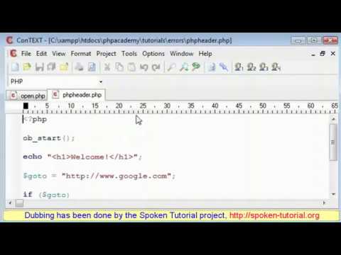 PHP Tutorial common errors part C1