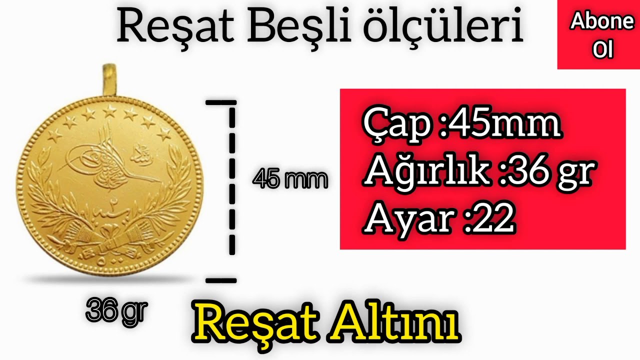 Resat Besli Ikibucuklu Tam Yarim Ceyrek Altin Kac Gr Youtube