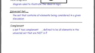 2.2 Describing Sets (part 2)