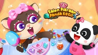 Permainan Anak Salon Piaraan Panda Kecil B.Indonesia #babybus screenshot 3