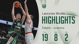 Laurynas Birutis Highlights | Žalgiris - Juventus | 2025.09.20
