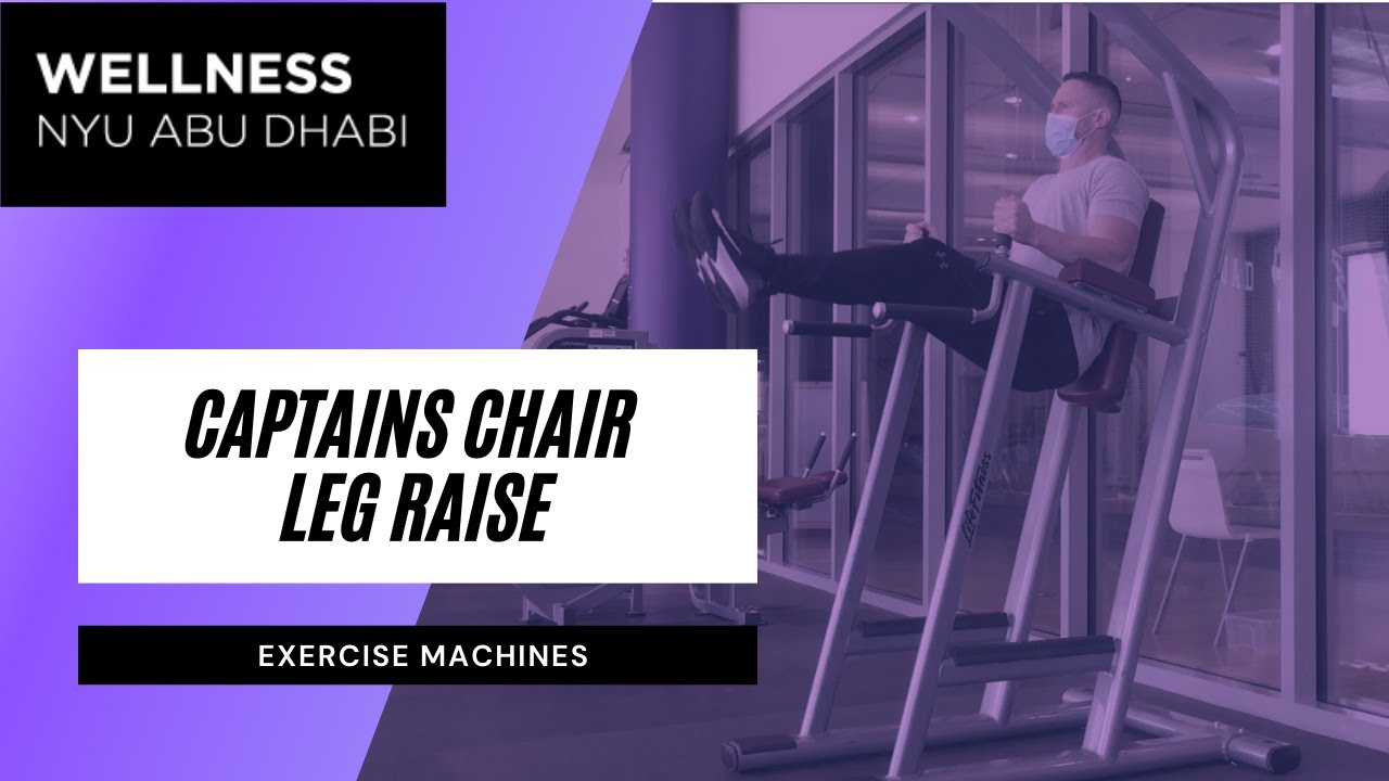Captains Chair Leg Raise - YouTube