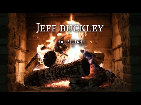 Jeff Buckley - Hallelujah (Christmas Songs - Fireplace Video)