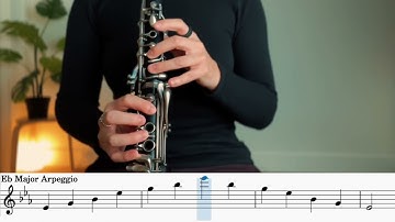 Eb Major Arpeggio for Clarinet