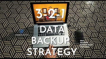 3-2-1 data backup strategy for Photographers. With seagate backup plus portable