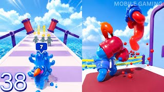 Join Blob Clash 3D — Crowd Run Forward vs Reverse Gameplay Walkthrough Part-38 | MOBILE GAMING  screenshot 3