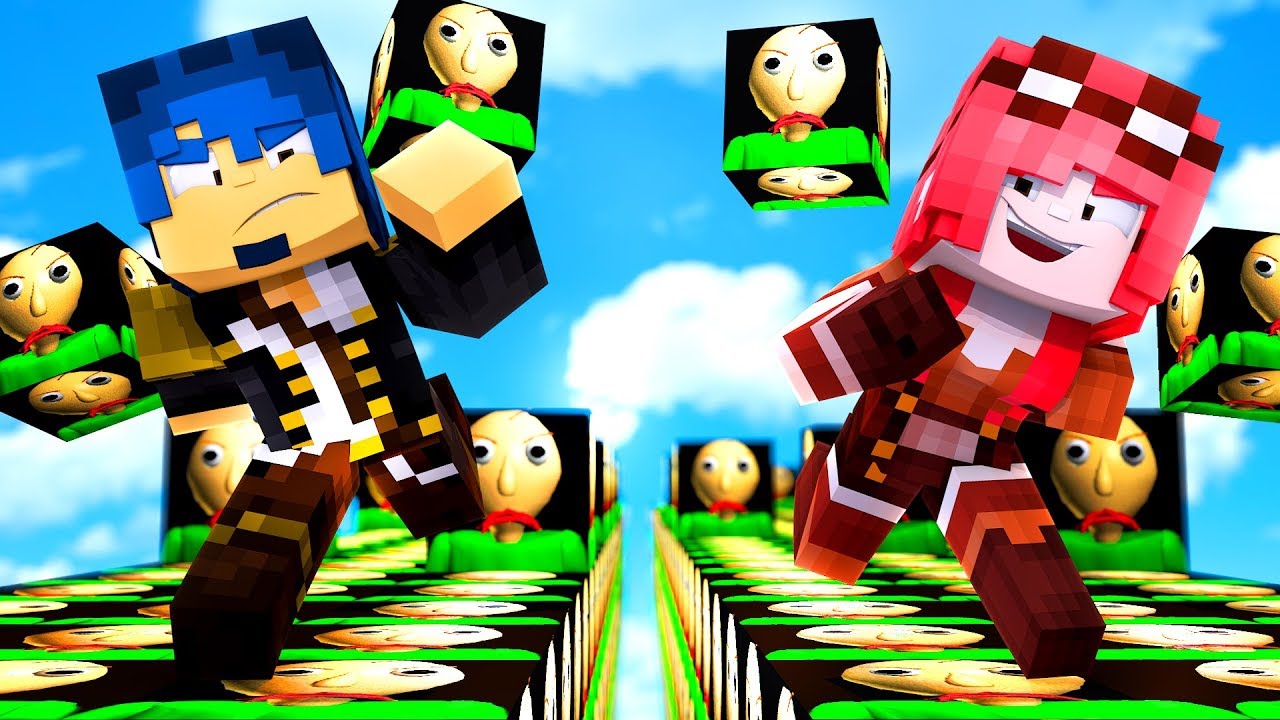 Minecraft ITA - LA CORSA DEI LUCKYBLOCK DI BALDI!