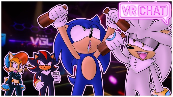 Sonic, Shadow & Silver Go To The Beach (VR Chat) 