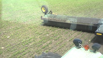rolling soybeans