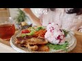 独りに戻って実家暮らし／資格取得に向けて勉強する日々✏️お昼ご飯と父のお弁当作り🍳studyvlog