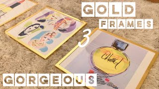 In Hand Review of upsimples 16x16 Picture Frame Set - Gold