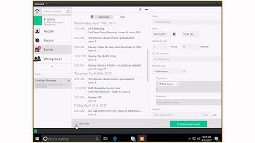 ShoreTel Connect Events Tab