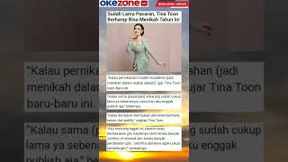 Tina Toon Berharap Menikah #viral #artist #tinatoon #2023 #menikah #news